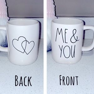 💞 RAE DUNN ME & YOU / 💕 DUAL SIDED VALENTINES DAY MODERN FARMHOUSE MUG